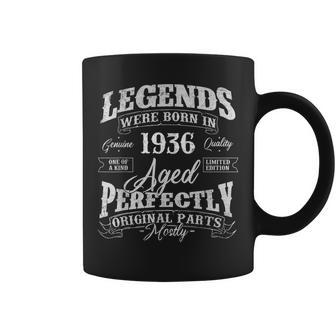 Legends Were Born In 1936 Year Of Birth Birthday Coffee Mug | Mazezy