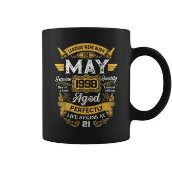 Legends Were Born In May 1998 21St Birthday Gift Shirt Coffee Mug | Mazezy