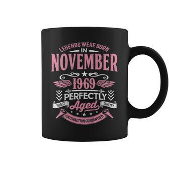 Legends Were Born In November 1969 50Th Birthday Gift Coffee Mug | Mazezy