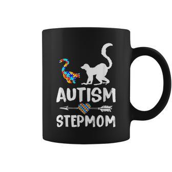 Lemurs Autism Step Mom Love Autism Awareness Coffee Mug - Seseable
