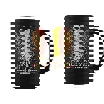Leopard Baseball Godfather Funny Softball Heart Fathers Day Coffee Mug - Thegiftio UK