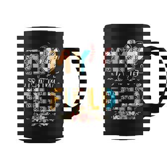 Leopard Baseball Mom My Heart Is On That Field Mothers Day Coffee Mug - Thegiftio UK