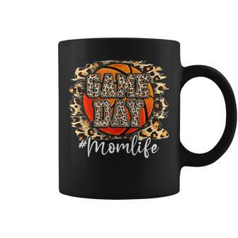 Leopard Basketball Game Vibes Basketball Mom Mothers Day Coffee Mug - Thegiftio UK