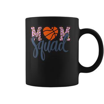Leopard Basketball Mom Squad Basketball Mothers Day Coffee Mug - Thegiftio UK