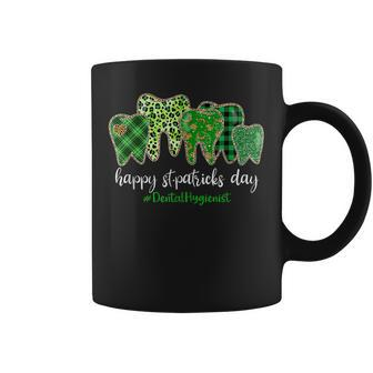 Leopard Plaid Toothth Dental Hygienist St Patricks Day Coffee Mug - Seseable