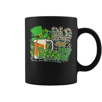 Leopard St Patricks Day Bad And Boozy Beer Drinking Irish Coffee Mug - Seseable