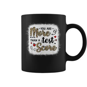Leopard You Are More Than A Test Score Teacher Test Day Coffee Mug | Mazezy
