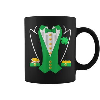 Leprechaun Tuxedo Patricks Day Diy Irish Halloween Costume Coffee Mug - Seseable