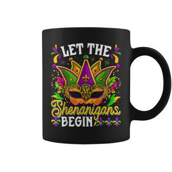 Let The Shenanigan Begin Mardi Gras Kids Men Women Coffee Mug - Seseable