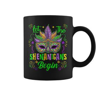 Let The Shenanigans Begin Cool Mardi Gras 2023 Women Costume Coffee Mug - Seseable