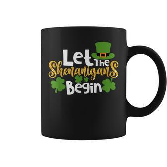 Let The Shenanigans Begin Irish St Patricks Day Costume Coffee Mug - Thegiftio UK