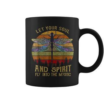Let Your Soul And Spirit Fly Into The Mystic Dragonfly Coffee Mug | Mazezy