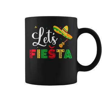 Lets Fiesta Cinco De Mayo Mexican Party Women Kids Coffee Mug | Mazezy