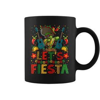 Lets Fiesta Dabbing Cactus Cinco De Mayo Boys Girls Kids Coffee Mug | Mazezy