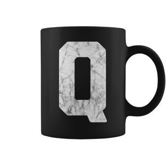 Letter Q Monogram Initial Coffee Mug - Seseable