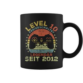 Level 10 Freigeschaltet Legendär Seit 2012 10 Geburtstag Tassen - Seseable