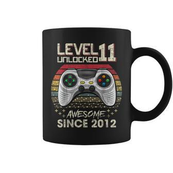 Level 11 Unlocked Awesome Since 2012 11Th Birthday Gaming V2 Coffee Mug - Seseable