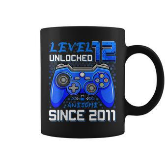 Level 12 Unlocked Awesome Since 2011 12Th Birthday Gaming V3 Coffee Mug - Seseable