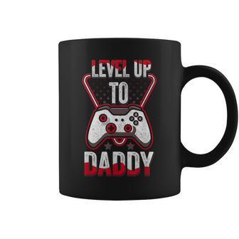 Level Up To Daddy Future Dad Level Unlocked 2023 Coffee Mug | Mazezy