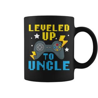 Leveled Up To Uncle Proud Uncle Best Uncle Ever Gamer Gift For Mens Coffee Mug - Seseable