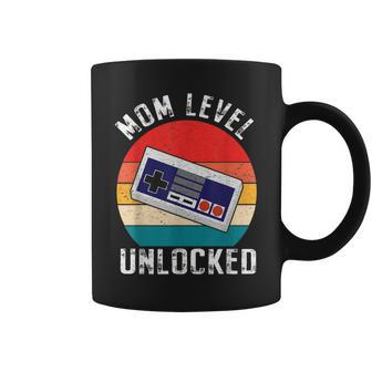 Leveling Up To Mommy Mom Funny Soon To Be Promoted To Mommy Coffee Mug - Seseable