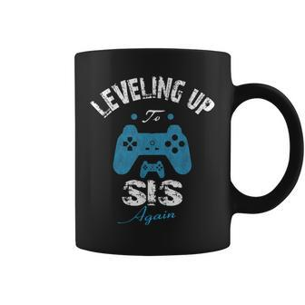 Leveling Up To Sis Again 2019 Promoted To Sister Coffee Mug | Mazezy