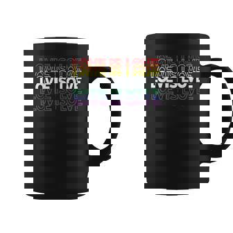 Lgbt Gay Pride Love Is Love Vintage Retro Style Coffee Mug - Thegiftio