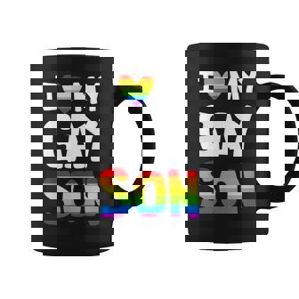 Lgbt Gift I Love My Gay Son- Gay Mom Dad Gift T-Shirt Coffee Mug - Thegiftio
