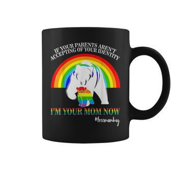 Lgbt Pride Free Mom Hugs Mama Bear Im Your Mom Now Gifts Coffee Mug - Seseable