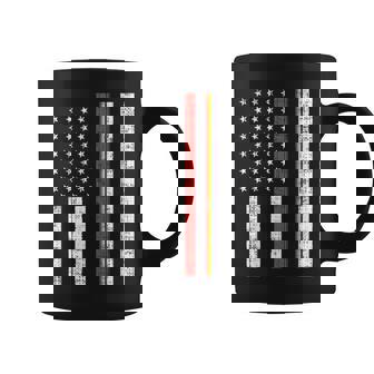 Lgbt Thin Red Line Rainbow America Flag Gay Firefighter Gift Coffee Mug | Seseable CA