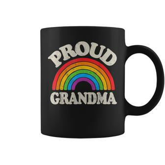 Lgbtq Proud Grandma Gay Pride Lgbt Ally Rainbow Mothers Day Coffee Mug | Mazezy