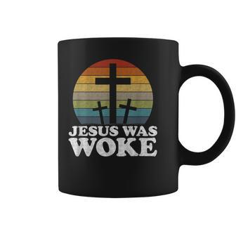 Liberal Christian Democrat Jesus Was Woke  Coffee Mug