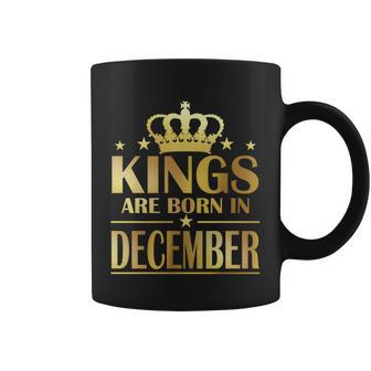 Limited Edition Kings Are Born In December Gold Print Coffee Mug - Monsterry AU
