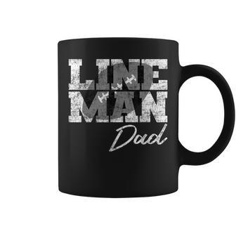 Lineman Dad Football Player Matching Family Gift For Mens Coffee Mug | Mazezy CA