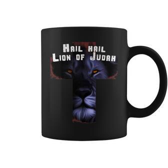 Lion Of Tribe Of Judah Religious Graphic Christian Worship Coffee Mug - Seseable