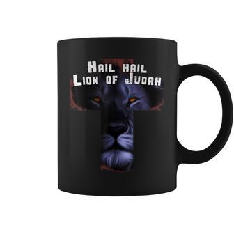 Lion Of Tribe Of Judah Religious Graphic Christian Worship Coffee Mug - Seseable