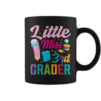 Little Miss 3Rd Grade Grader Girls 1St Day Back To School V2 Coffee Mug - Thegiftio UK