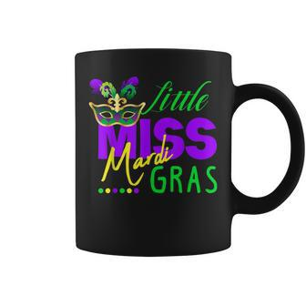 Little Miss Mardi Gras Jester Hat Mardi Beads New Orleans Coffee Mug - Seseable