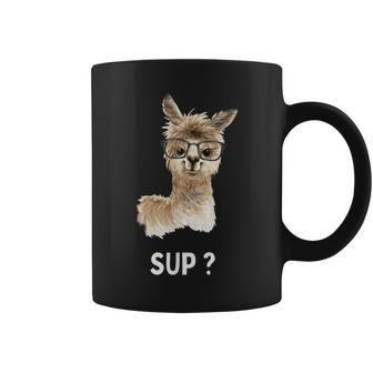 Llama With Glasses | Funny Saying | Alpaca Coffee Mug | Mazezy