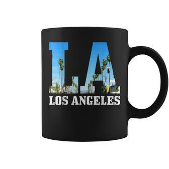 Los Angeles La Vintage California Los Angeles Coffee Mug | Mazezy CA