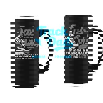 Loud And Proud Track Dad Loves Field Sports Coffee Mug | Mazezy