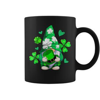 Love Gnomes Irish Shamrock St Patricks Day Four Leaf Clover Coffee Mug - Seseable