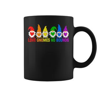 Love Lgbt Rainbow Gnomes Lgbtq Couple Squad Gay Lesbian  Coffee Mug