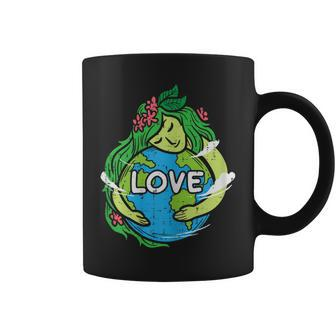 Love Mother Earth Planet Hug Nature Environment Earth Day Coffee Mug - Thegiftio UK