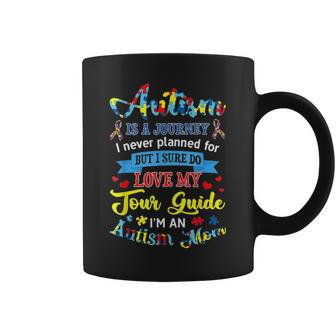 Love My Tour Guide Im An Autism Mom Autism Awareness Present Coffee Mug - Seseable