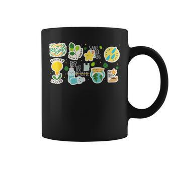 Love Save Protect Our Planet Peace Rescue Earth Day Everyday Coffee Mug | Mazezy