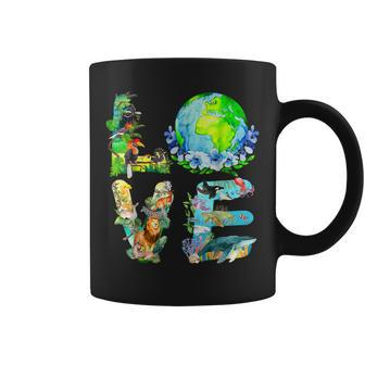 Love World Earth Day 2023 Planet Environmental Animal Coffee Mug | Mazezy