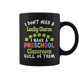Lucky Charm St Patricks Day Preschool Teacher V2 Coffee Mug - Seseable