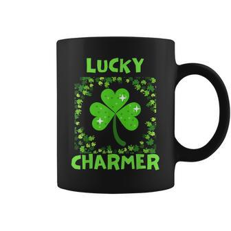Lucky Charmer Lucky Shamrock St Patricks Day Coffee Mug - Seseable