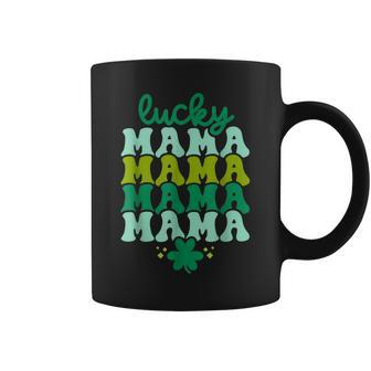 Lucky Mama Leaf Clover St Patricks Day Women Coffee Mug | Mazezy UK